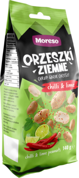 MORESO ,orzeszki ziemne, Chilli & Lime,kompozycja-2