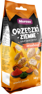 MORESO ,orzeszki ziemne, smażone o smaku Orientalnym,kompozycja-2