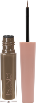 NAM Simply Brown ,eyeliner, Brązowy,kompozycja-2