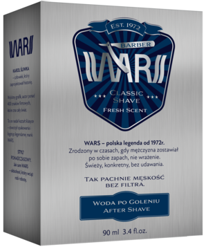 WARS Classic Shave Fresh Scent,woda po goleniu,kompozycja-2