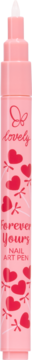 LOVELY Forever Yours ,lakier do paznokci, w pisaku, nr 01 Cotton,kompozycja-2