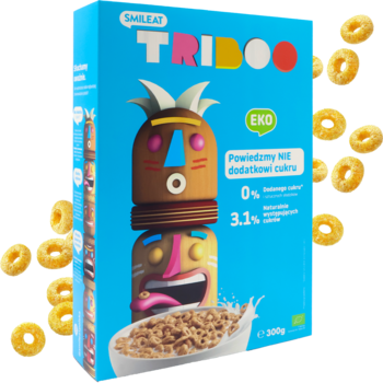SMILEAT Triboo ,kółeczka zbożowe, bez dodatku cukru,kompozycja-2
