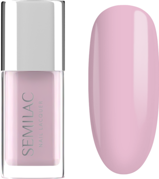 SEMILAC ,lakier do paznokci, nr 103 Sheer Vibrant Pink,kompozycja-2