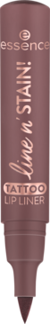 Płynna konturówka essence Line 'n' STAIN! TATTOO LIP LINER 03 Make A Mauve, zbliżenie pionowe.