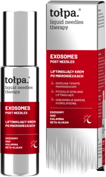 TOŁPA Liquid Needles Therapy Exosomes,krem do twarzy, liftingujący, po mikroigiełkach,kompozycja-2