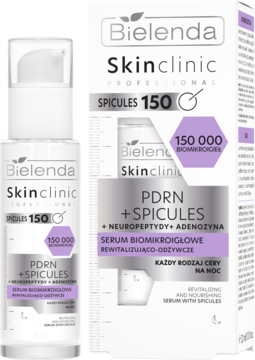 BIELENDA Skin Clinic Professional PDRN + Spicules,serum do twarzy, biomikroigłowe, rewitalizująco-odżywcze, na noc,kompozycja-2