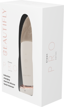 BEAUTIFLY B-Clean PRO ,szczoteczka soniczna do twarzy, indukcyjna, termalna,kompozycja-2