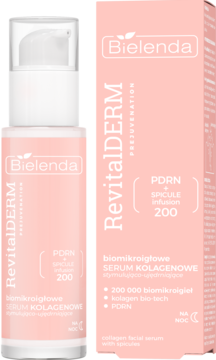 BIELENDA Revital Derm Prejuvenation,serum do twarzy, biomikroigłowe, kolagenowe stymulująco-ujędrniające, na noc,kompozycja-2