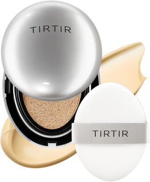 TIRTIR Mask Fit Aura Cushion,podkład do twarzy, rozświetlający, nr 24W Soft Beige,kompozycja-2