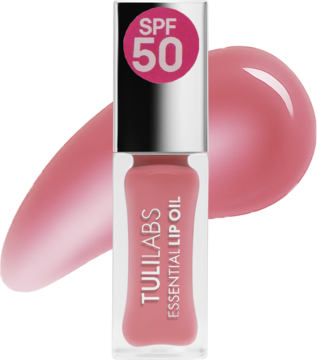 TULI LABS Essential ,olejek do ust, z filtrem SPF 50, Kiss My Pink,kompozycja-2