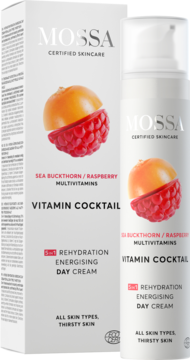 MOSSA BY MADARA Vitamin Coctail ,krem do twarzy, nawilżający, energizujący, Rokitnik, Mailna, na dzień,kompozycja-2