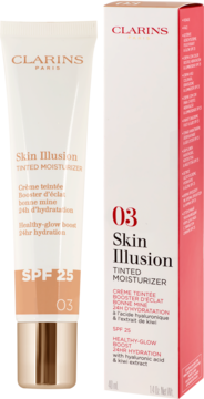 CLARINS Skin Illusion ,tint do twarzy, SPF 25, nr 03,kompozycja-2