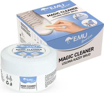 EMU Sport Line Magic Cleaner,pasta czyszcząca do obuwia, z gąbką,kompozycja-2