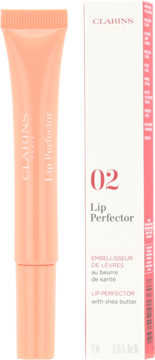 CLARINS Lip Perfector ,błyszczyk do ust, nr 02 Apricot Shimmer,kompozycja-2