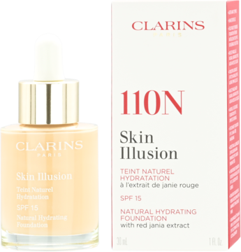 CLARINS Skin Illusion ,podkład do twarzy, SPF 15, nr 110N Honey,kompozycja-2