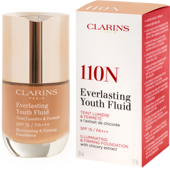 CLARINS Everlasting Youth,podkład do twarzy, SPF 15 PA+++, nr 110N Honey,kompozycja-2