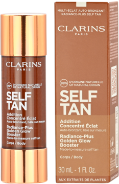 CLARINS Self Tan Radiance-Plus Golden Glow,koncentrat do ciała, samoopalający,kompozycja-2