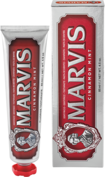 MARVIS ,pasta do zębów z ksylitolem, Cynamon i Mięta,kompozycja-2