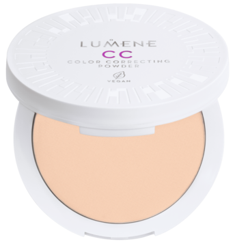 LUMENE CC ,puder do twarzy, korygujący, nr 2;,kompozycja-2
