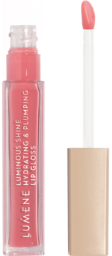 LUMENE Luminous Shine ,błyszczyk do ust, rozświetlająco-nawilżający, nr 6 Soft Pink,kompozycja-2