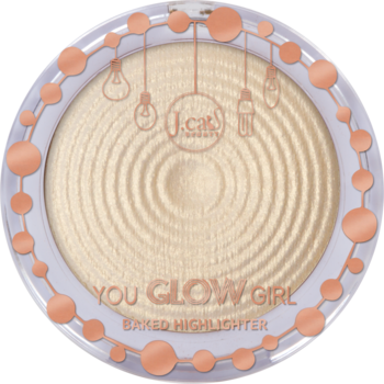 J.CAT BEAUTY You Glow Girl ,rozświetlacz do twarzy i ciała, nr 101 White Goddess,kompozycja-2