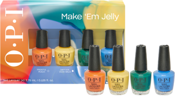 OPI ,zestaw mini lakierów do paznokci, Make 'Em Jelly,kompozycja-2