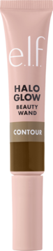 e.l.f. Halo Glow Contour Beauty Wand, płynny bronzer w różowo-brązowej tubce, widok z przodu.