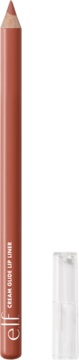 e.l.f. Cream Glide Lip Liner w kolorze Mocha Move, brązowo-różowa, zaostrzona, z napisem, obok przeźroczysta nakładka.