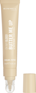 RIMMEL Oh My Gloss! Butter Me Up,balsam do ust, nawilżający, z peptydami i skwalanem, nr 000 Vanilla Frost,kompozycja-2