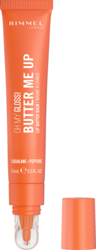 RIMMEL Oh My Gloss! Butter Me Up,balsam do ust, nawilżający, z peptydami i skwalanem, nr 005 Coral Breeze,kompozycja-2