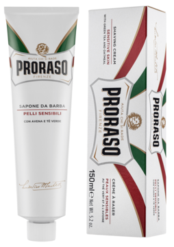 PRORASO Sensitive Skin ,krem do golenia, z Zielona Herbatą i Owsem,kompozycja-2