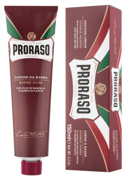 PRORASO Coarse Beards ,krem do golenia, odżywczy, do twardego zarostu,kompozycja-2