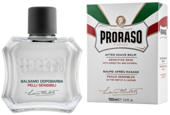 PRORASO Sensitive Skin ,balsam po goleniu, z Zielona Herbatą i Owsem,kompozycja-2