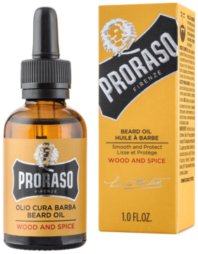 PRORASO Wood & Spice ,olejek do brody gęstej i wymagającej, zmiękczający,kompozycja-2