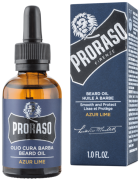 PRORASO Azur Lime ,olejek do brody gęstej i wymagającej,kompozycja-2