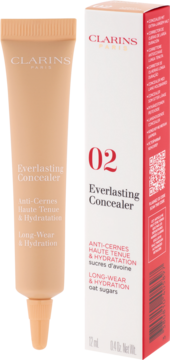 CLARINS Everlasting ,korektor do twarzy, nr 02 Light Medium,kompozycja-2