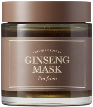 I'M FROM Gingseng ,maska do twarzy, rewitalizująca, z Żeń-szeniem,kompozycja-2