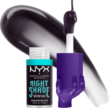 NYX PROFESSIONAL MAKEUP Wednesday ,olejek do ust,  Nightshade,kompozycja-2