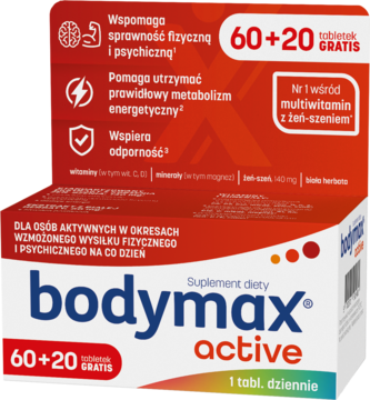 BODYMAX Active ,tabletki dla osób aktywnych, suplement diety,kompozycja-2