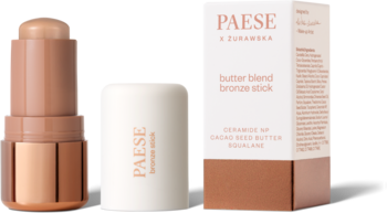 PAESE x Żurawska ,bronzer do twarzy, w sztyfcie, masełkowy, nr 01 Latte,kompozycja-2