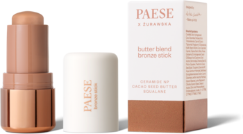 PAESE x Żurawska ,bronzer do twarzy, w sztyfcie, masełkowy, nr 02 Mocha,kompozycja-2