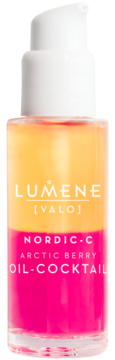LUMENE Valo Nordic-C,olejek do twarzy, dwufazowy, rozjaśniający, nawilżający,kompozycja-2