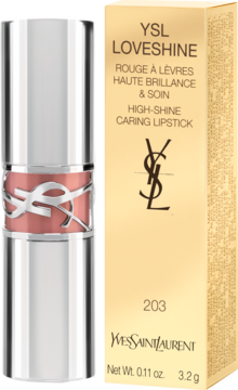 YVES SAINT LAURENT Loveshine ,pomadka do ust, nr 203 Blushed Mallow,kompozycja-2