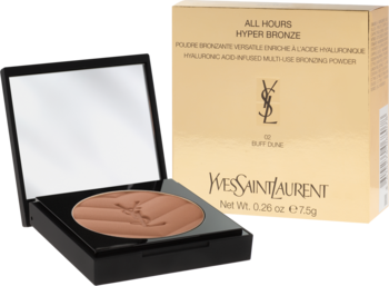 YVES SAINT LAURENT All Hours Hyper Bronze ,puder do twarzy, brązujący, nr 02 Buff Dune,kompozycja-2
