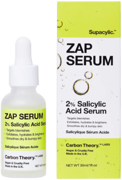 CARBON THEORY LABS Supacylic Zap,serum do twarzy z 2% kwasem salicylowym, złuszczające,kompozycja-2