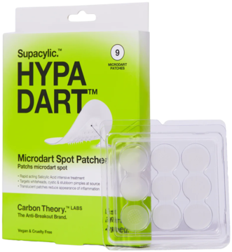 CARBON THEORY LABS Supacylic Hypa Dart,plastry na wypryski z kwasem salicylowym, 18mm,kompozycja-2