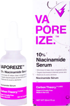 CARBON THEORY LABS VaPOREize ,serum do twarzy z 10% Niacynamidem,kompozycja-2