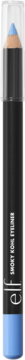 e.l.f. Smoky Kohl Eyeliner w odcieniu Sky High, czarny stick z niebieskim wkładem, widok z przodu.