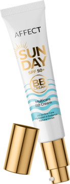 AFFECT Sun Day ,krem BB do twarzy, SPF 50+, Natural,kompozycja-2