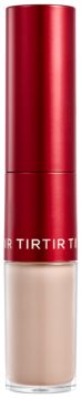 Korektor TIRTIR Glide & Hide Blurring 4.5N, dwustronny, w beżowym odcieniu, czerwona nakładka, widok z przodu.